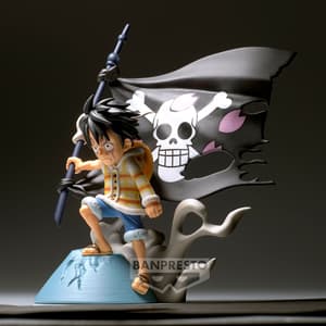 Monkey D. Ruffy  - One Piece - WCF Log Stories - Banpresto (2)