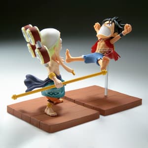 Monkey D. Ruffy & Enel - One Piece - WCF Log Stories - Banpresto (1)