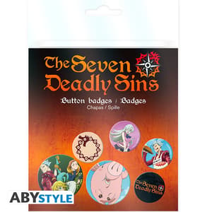Seven deadly sins- Badge Pack (1)