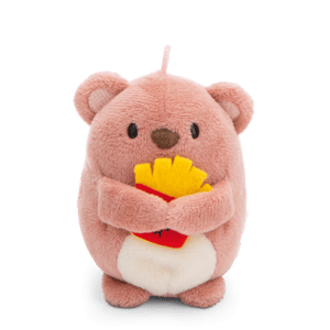 Bär Nomo - mymochi - Plüsch (mit Pommes und Bienenkostüm) (8 cm)  (1)