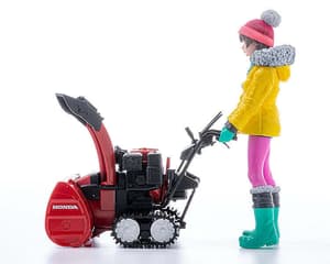 PLAMAX MF-62: minimum factory Minori with Honda Small Snow Plow HSS1170n (JX) - 5