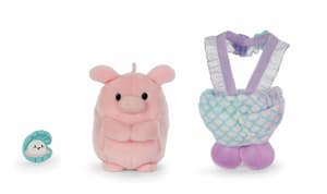 Schwein Onk - mymochi - Plüsch (mit Muschel u. Meerjungfraukostüm in Geschenkbox (8cm)  (1)