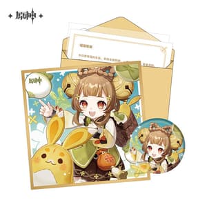 Yaoyao - Geburtstagkarte Set - Button, Shikishi, Aufkleber und Brief (Chinesisch) - Genshin Impact - Destined Day - miHoYo (1)