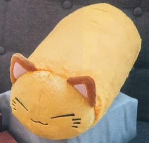 Nemu Neko Kissenrolle - Gelb - 1