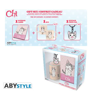Chi - Gift-Set - Notebook, 320 ml Mug & Keychain - AbyStyle - 2