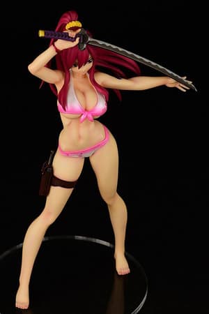 Erza Scarlet - Swimwear Gravure Style Sakura Ver. - Fairy Tail - Orca Toys - 19