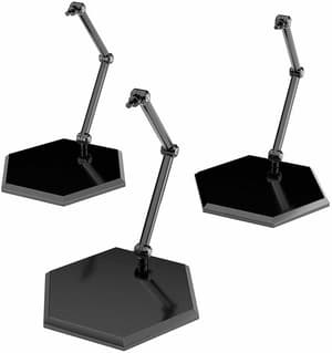 The Simple Stand - Black Hex Type - 3er-Pack - Figurenständer für Nendoroids - Good Smile Company (1)