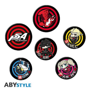 Persona 5 - "Phantom Thieves Chibi" - Badge Pack - ABYStyle (1)