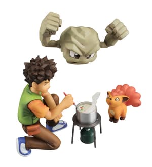 Rocko mit Kleinstein und Vulpix - Megahouse G.E.M. - 2