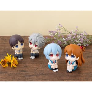 Rei Ayanami & Shikinami Asuka Langley - Limited Set - Neon Genesis Evangelion Look Up - Megahouse (5)