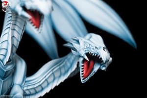 Kaiba & the ultimate blue-eyed white dragon - Yu-Gi-Oh! - Resin Diorama - Kitsune Statue - 9