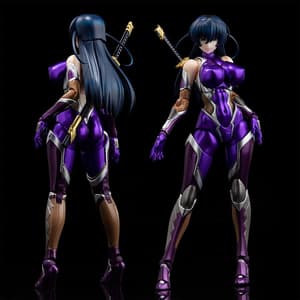 Asagi Igawa - Metallic Color - Actionfigur - Native / Second Axe - 13