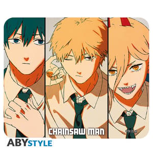 "Denji, Aki & Power" - Mousepad - Chainsaw Man - AbyStyle (1)