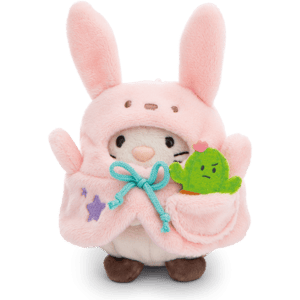 Katze Angy - mymochi - Plüsch (mit Kaktus und Hasenkostüm) (8cm)  (1)