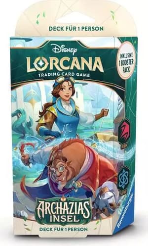 Lorcana - Disney Lorcana 7: Archazias Insel - Rubin und Saphir - Starter Deck (Deutsch) (1)