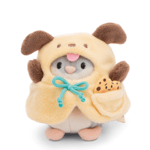 Hamster Shai - mymochi - Plüsch (mit Keks und Hundekostüm) (8cm)  (1)
