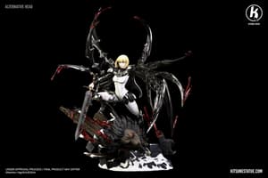 Claire / Clare vs Rigaldo - Claymore - Kitsune Statue - 16