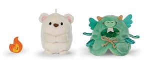 Eisbär Snono - mymochi - Plüsch (mit Flamme u. Drachenkostüm in Geschenkbox) (8cm)  (1)