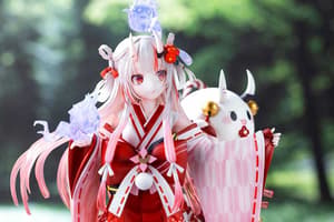 Nakiri Ayame - Shrine Maiden Fortune Outfit - Kotobukiya - 7