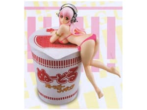 Super Sonico - Pink - Noodle Stopper Figur - 4