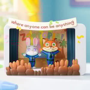 Zufällige Auswahl - Disney Zootopia - Mini Figuren (Highlight Moment Series - Scene Sets) - Pop Mart (1)