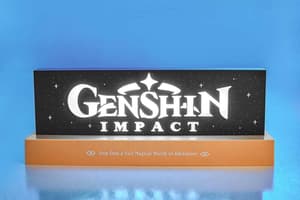 Genshin Impact Logo - LED Lampe - Neamedia Icons - 9