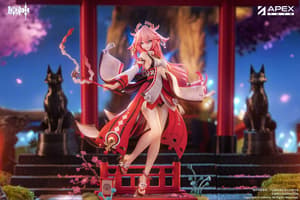 Genshin Impact PVC Statue 1/7 Yae Miko Astute Amusement Ver. (28 cm) – Apex - 16