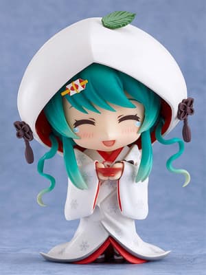 Nendoroid Snow Miku: Strawberry White Kimono Ver. - 3