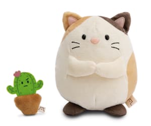 Katze Angy - mymochi - Plüsch (mit Kaktus) (16cm)  (1)