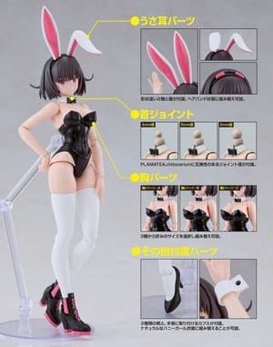 Kelly - Bunny - DF Plamatea Model Kit - Good Smile Company - 8