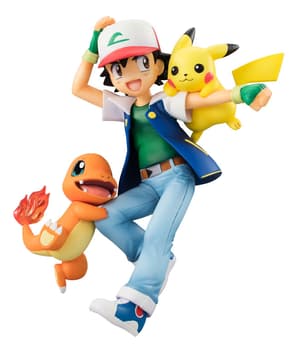 Ash / Satoshi mit Pikachu und Glumanda - Megahouse G.E.M. - 7