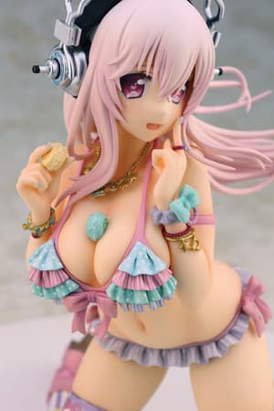 Super Sonico – Macaron Tower – Statue von Alphamax - 7