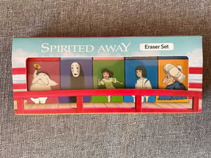 Spirited Away - Studio Ghibli - Eraser Set - Abrams & Chronicle - 4