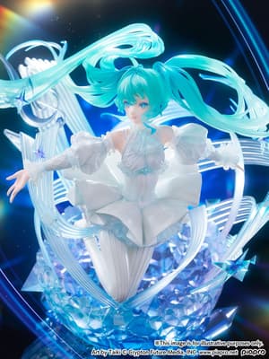 Hatsune Miku - Crystal Dress - Shibuya Scramble Figure - CyberZ / eStream - 10