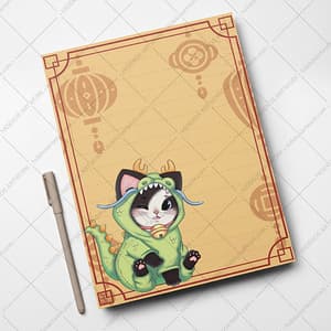 Drachen Neko - Notizblock A6 - Hideko Merchandise (1)