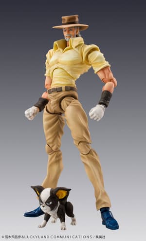 Joseph Joestar and Iggy - Super Action Action Figure - Medicos - Re-Release - 3