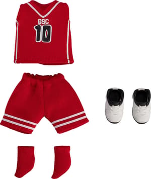 Nendoroid Doll Outfit Set: Basketball Uniform (Red) - 1