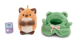 Fuchs Geeks - mymochi - Plüsch (mit Videospiel und Froschkostüm) (8cm)  (1)
