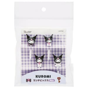Kuromi - Sanrio - Lunch Picks (4-er Set) - Skater (1)