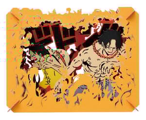 Ruffy & Ace (Tatakaeruka Luffy!!!) - One Piece - Papiertheater (PT-032X) - Ensky (1)