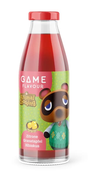 Zitrone, Granatapfel, Hibiskus (Tom Nook) - Game Flavour: Animal Crossing - Fruchttee 0,25 l - AQVAMI -  - 1