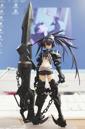 figma SP-041 insane Black Rock Shooter in der Ultra-Limited-Figma-Edition mit der TV Serie auf DVD - 8