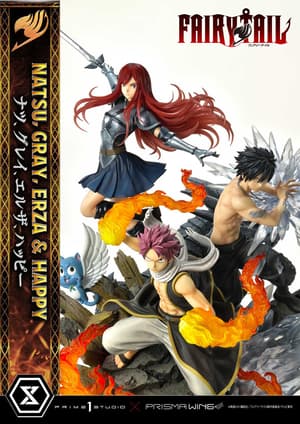 Natsu, Gray, Erza, Happy - Deluxe Version - Concept Masterline - Prisma Wing - Prime  Studio (21)