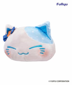 Nemu Neko - Blau - Big Plush - Furyu (35 cm) (2)