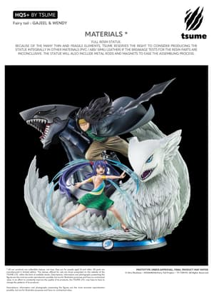 Gajeel und Wendy - Tsume HQS+ Fairy Tail 1/4 Resin-Statue - 13