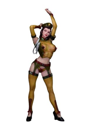 Sophia Zkebevitch - Olive Nylon Cosplay Version - Fullcock - 1