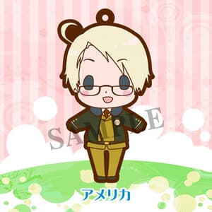 Full Set with 8 Straps - Hetalia Rubber Strap Collection Vol.1 Renewal Version - 4