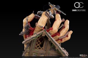 Mikasa vs. Amored Titan - Attack on Titan - Resin Diorama - Oniri Créations - 5