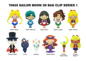 Zufällige Auswahl - Sailor Moon - Taschenclip Serie 1 - Monogram International Inc. (1)