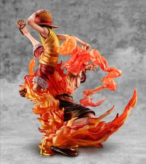 Monkey D. Ruffy & Puma D. Ace - Bond Between Brothers 20th Limited - POP - Portrait Of Pirates Maximum - Megahouse (4)